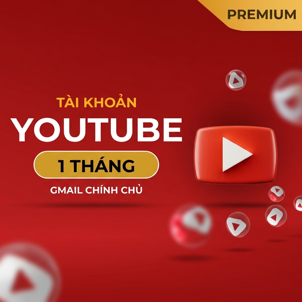 Hỗ trợ tài khoản YOUTUBE PREMIUM 1 THÁNG – VER 18