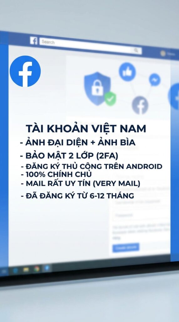 ACC VIỆT – AVATAR + BÌA – 2FA – REG TAY ANDROID – ZIN 100% – VERY MAIL – REG TRÊN 6-12THÁNG