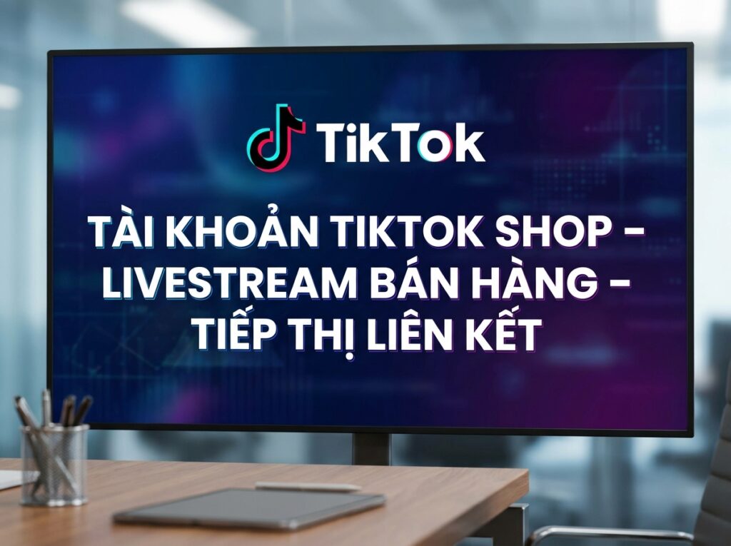TÀI KHOẢN TIKTOK SHOP – LIVE BÁN HÀNG – TIẾP THỊ LIÊN KẾT