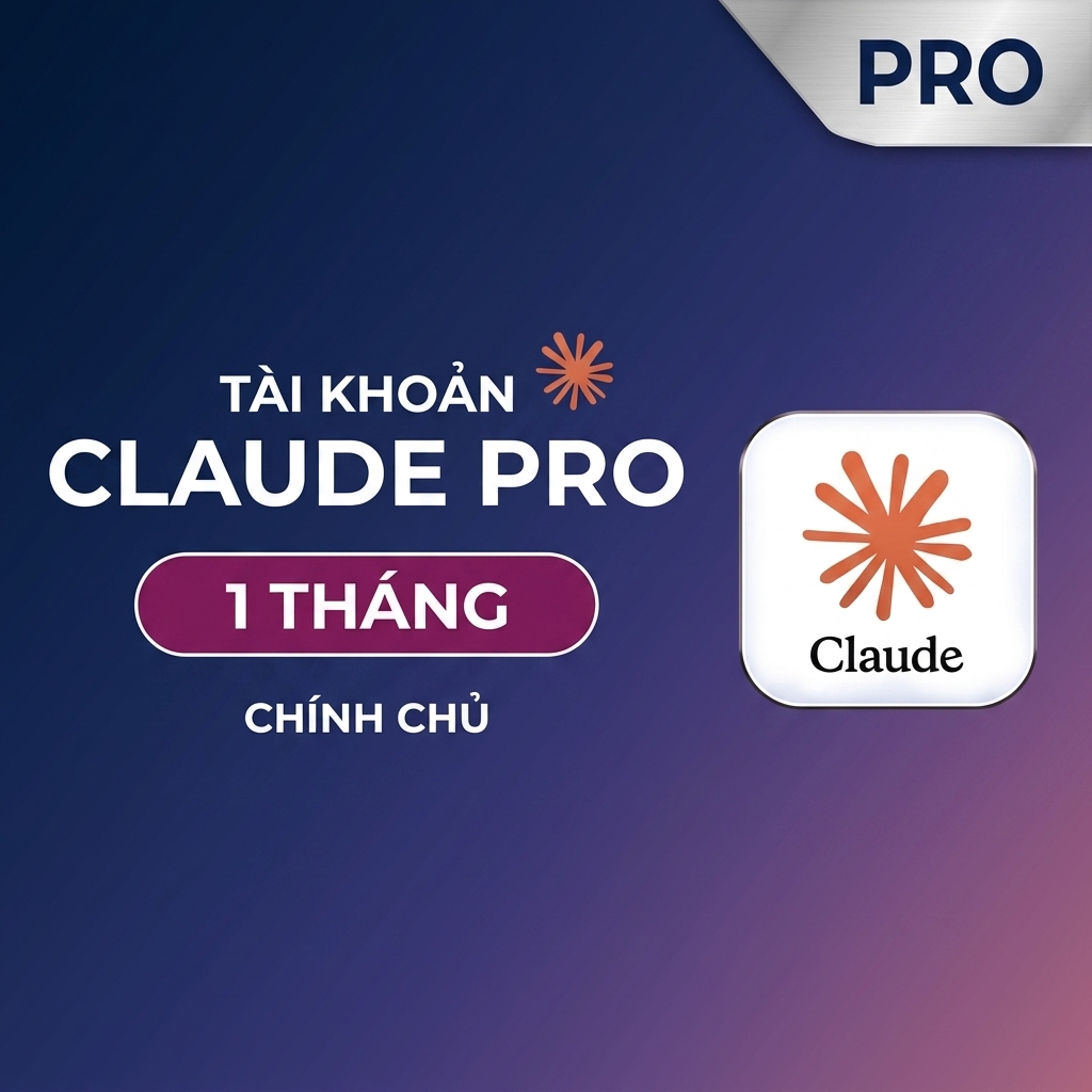 Nâng cấp Claude Pro tài khoản chính chủ 1 tháng ( mã: 3/ 2311557876 )